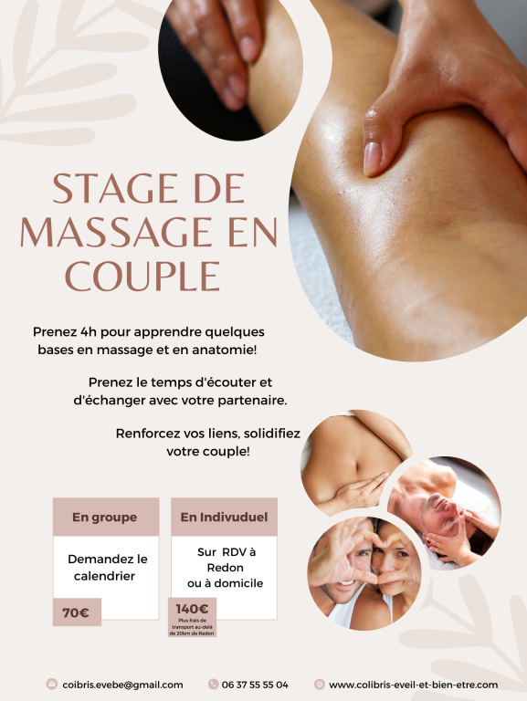 Atelier de dcouvertes & relaxation, massages de bien-tre